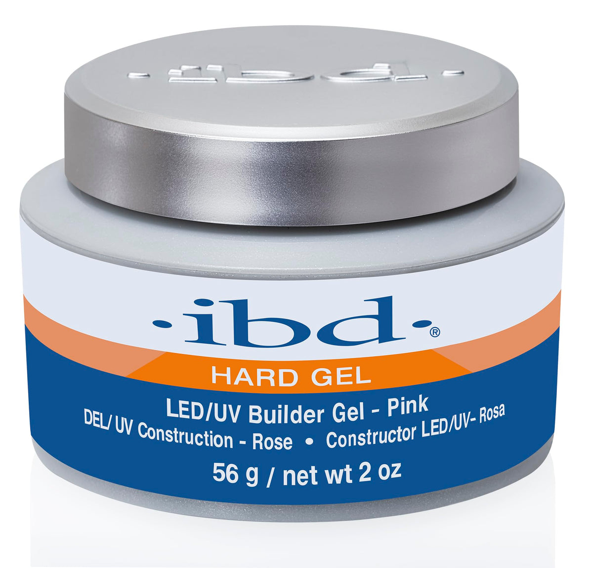 IBD Hard Gel UV/LED Builder Gel Pink 2 oz front view