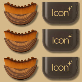 Icon Patch Lymphatic Contour Brush Set front view