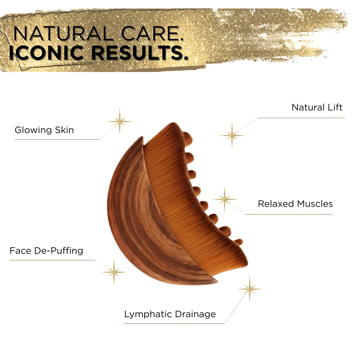 Icon Patch Lymphatic Contour Brush Set with packaging