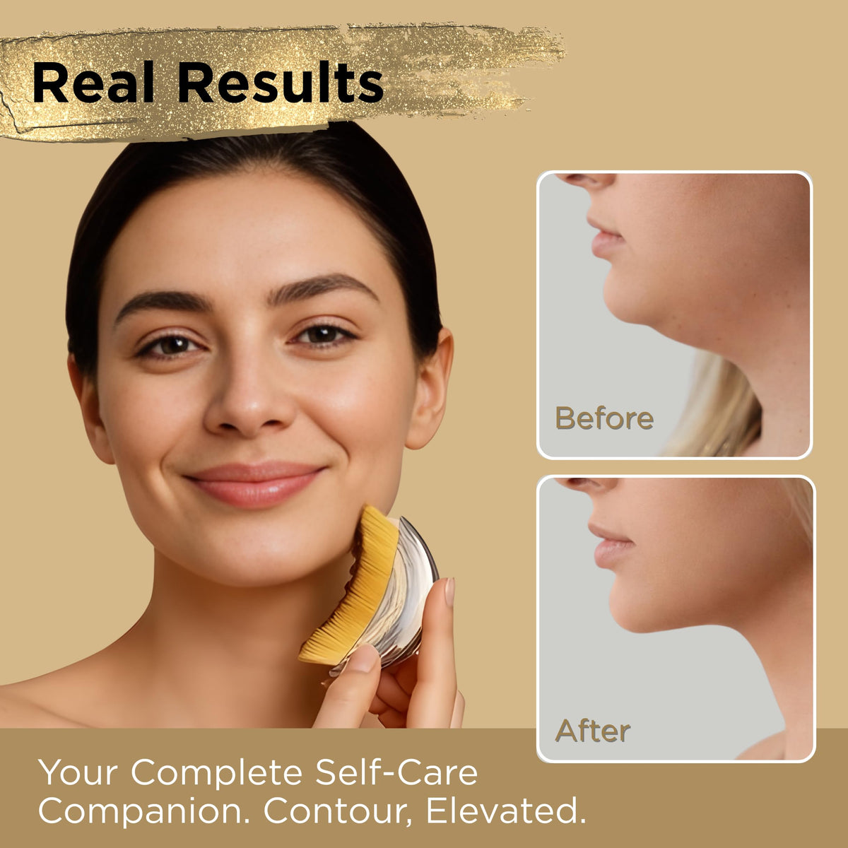 Icon Patch Lymphatic Contour Brush showing ultra-soft bristles