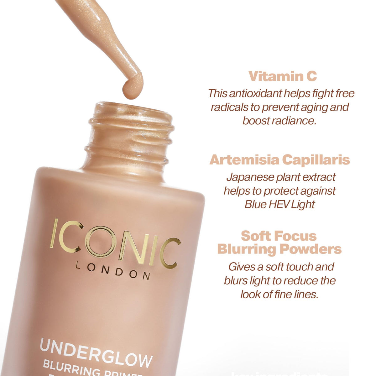 ICONIC LONDON Underglow Blurring Primer packaging