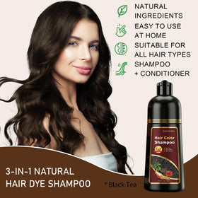 iemokoda Black Tea Hair Dye Shampoo 3-in-1 packaging