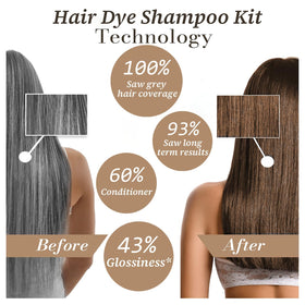 iemokoda Chestnut Brown Hair Dye Shampoo side view