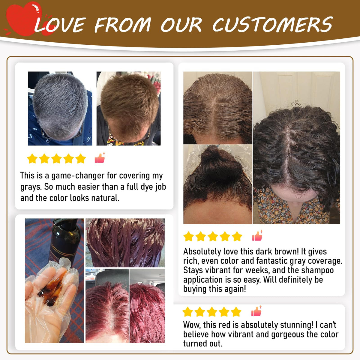 iemokoda Coffee Hair Dye Shampoo 3 in 1 showing texture