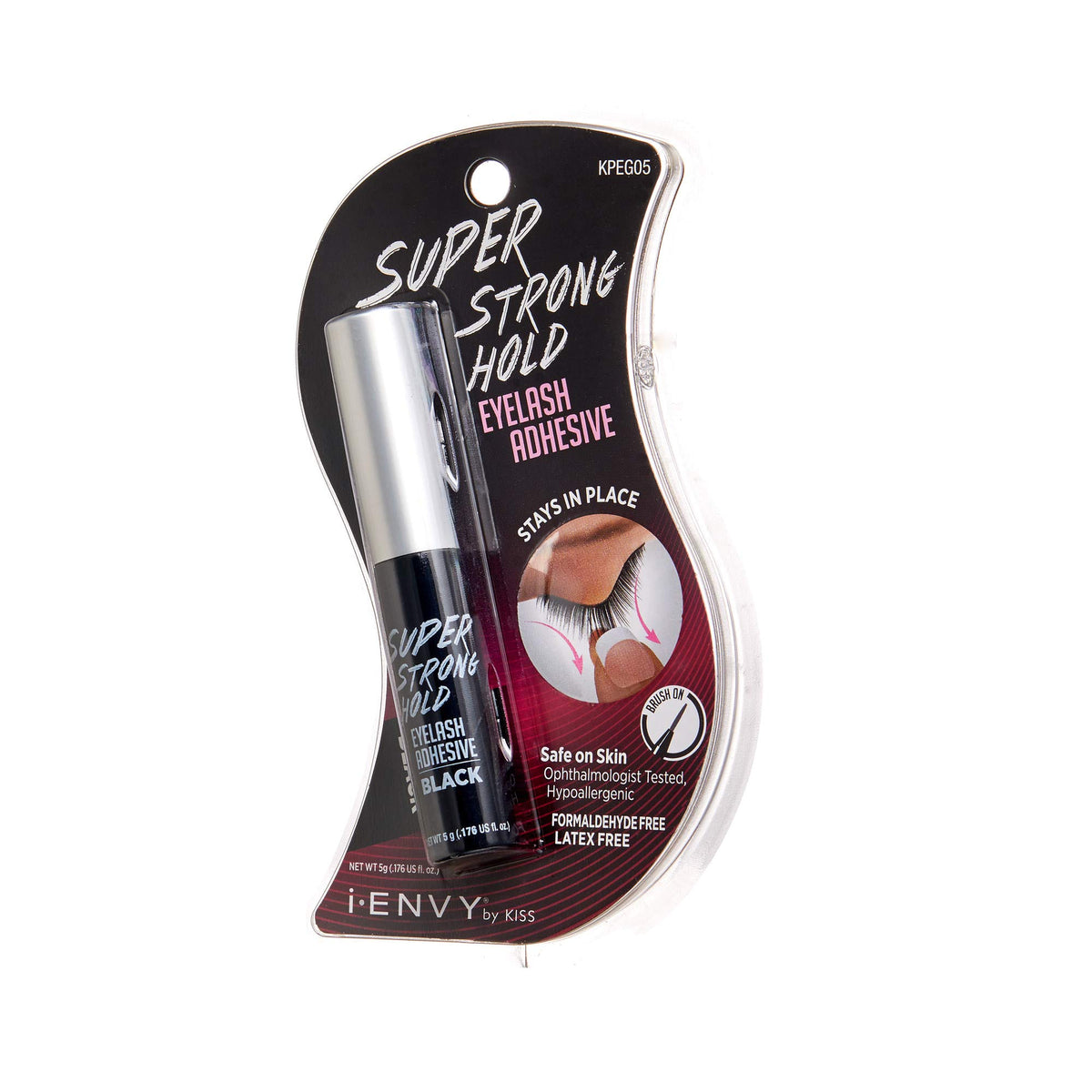iENVY eyelash adhesive on a makeup table