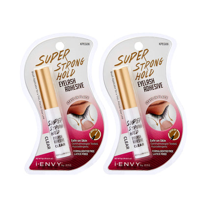 iENVY Super Strong Hold Eyelash Adhesive 2 pack front view