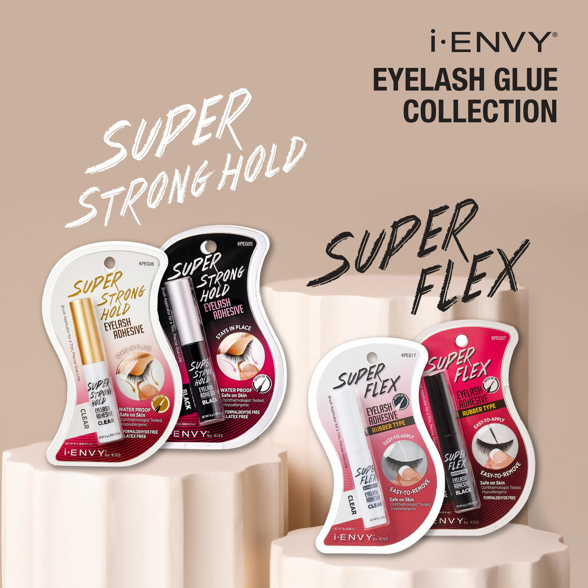 iENVY Super Strong Hold Eyelash Adhesive application process
