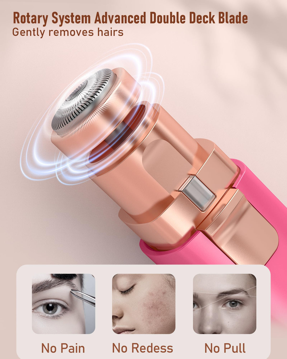 IFANZETECH Eyebrow Trimmer compact design in hand