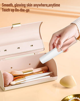 IFANZETECH eyebrow trimmer with close-up of blades