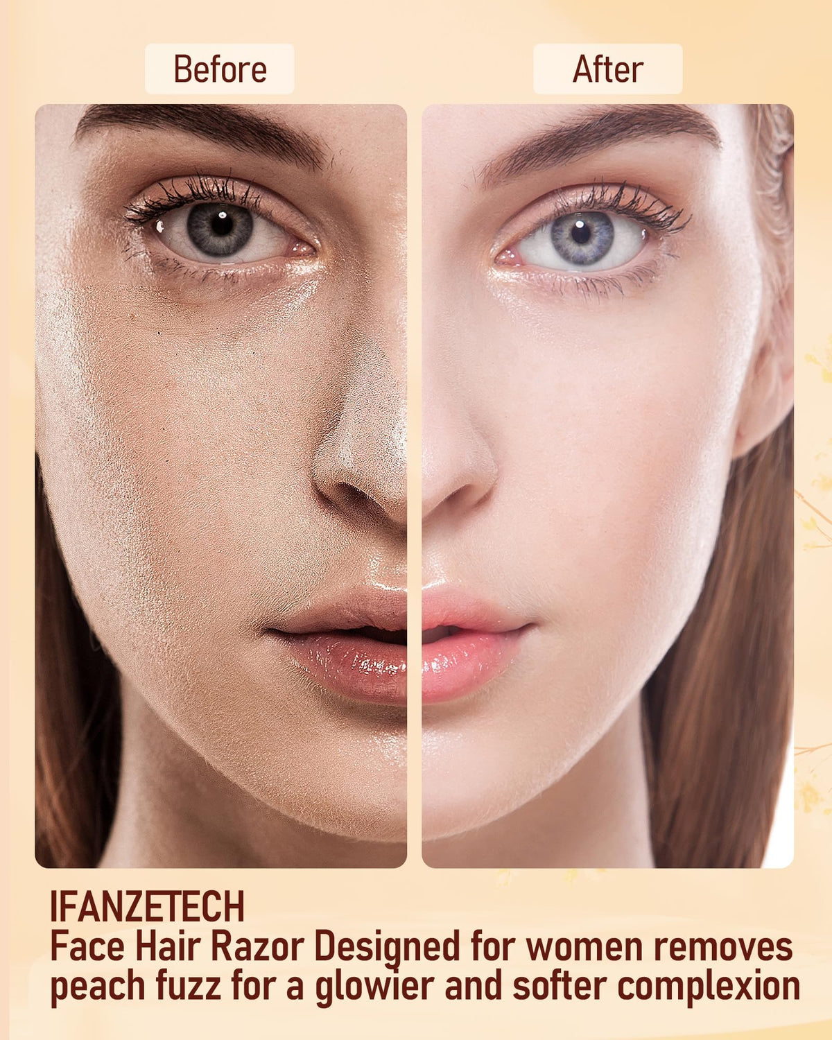 IFANZETECH eyebrow trimmer with packaging