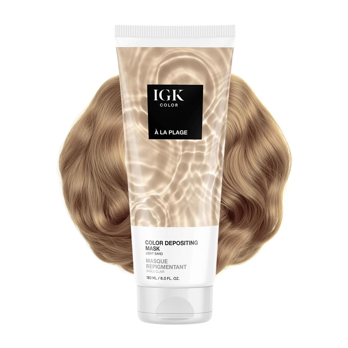 IGK A La Plage Hair Gloss Mask 200g front view
