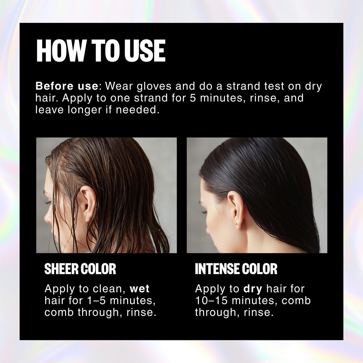 IGK A La Plage Hair Gloss Mask in use during hair care routine