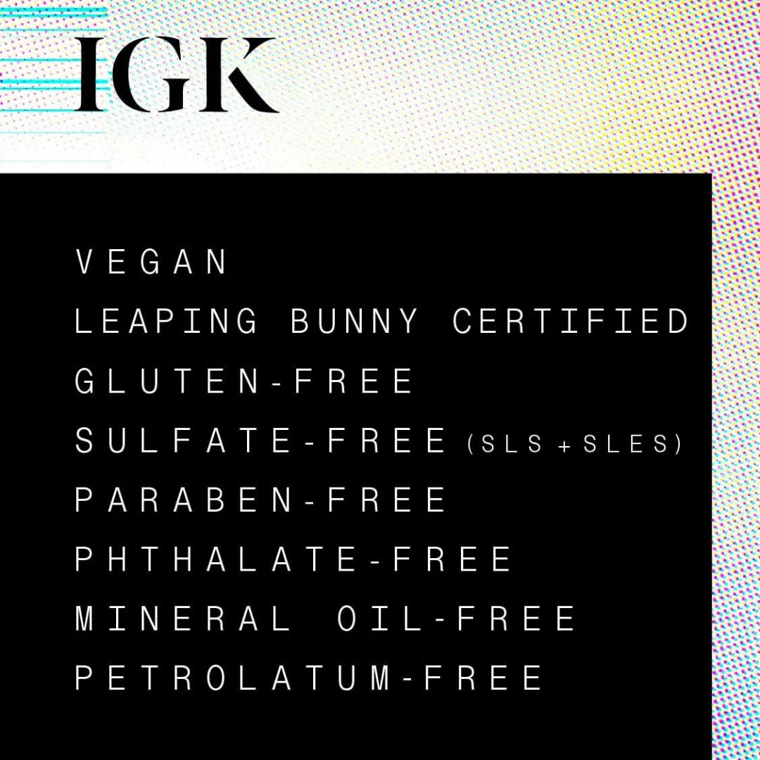 IGK Antisocial Cloud Club Dry Hair Mask 5 Oz with ingredients list