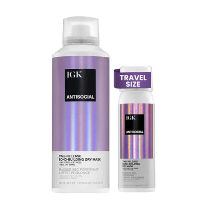 IGK Antisocial Dry Hair Mask 5.0 oz front view
