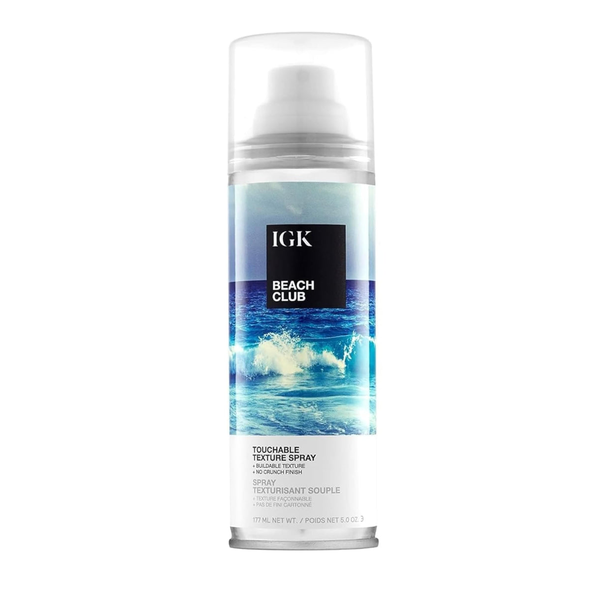IGK Beach Club Volumizing Texture Spray 5 Oz front view