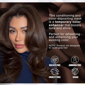 IGK Brown Bella Hair Gloss showing high-shine finish