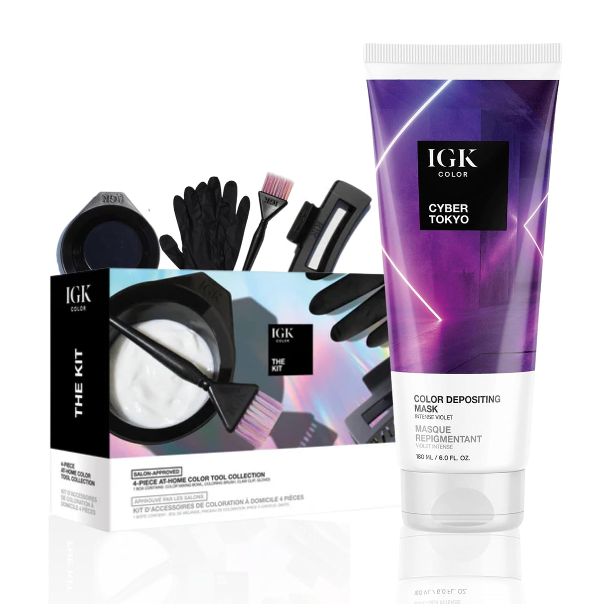 IGK Cyber Tokyo Hair Gloss 170g front view