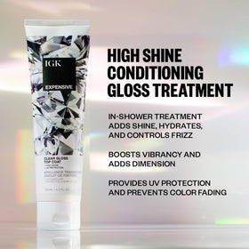 IGK Expensive Clear Gloss Top Coat texture close-up