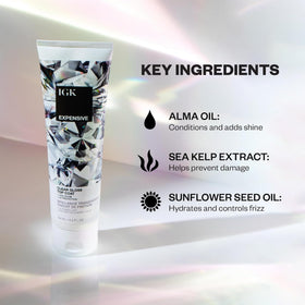 IGK Expensive Clear Gloss Top Coat with amla oil and sea kelp