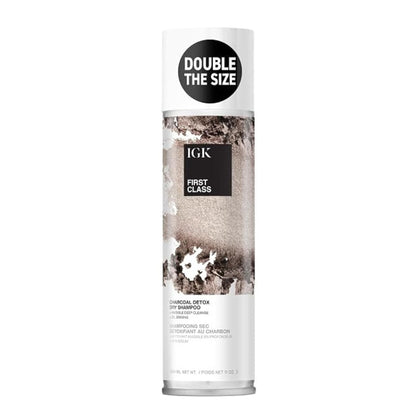 IGK First Class Charcoal Detox Dry Shampoo 11 oz front view