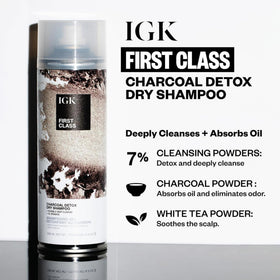 IGK First Class Charcoal Detox Dry Shampoo 6.3 Oz lifestyle scene