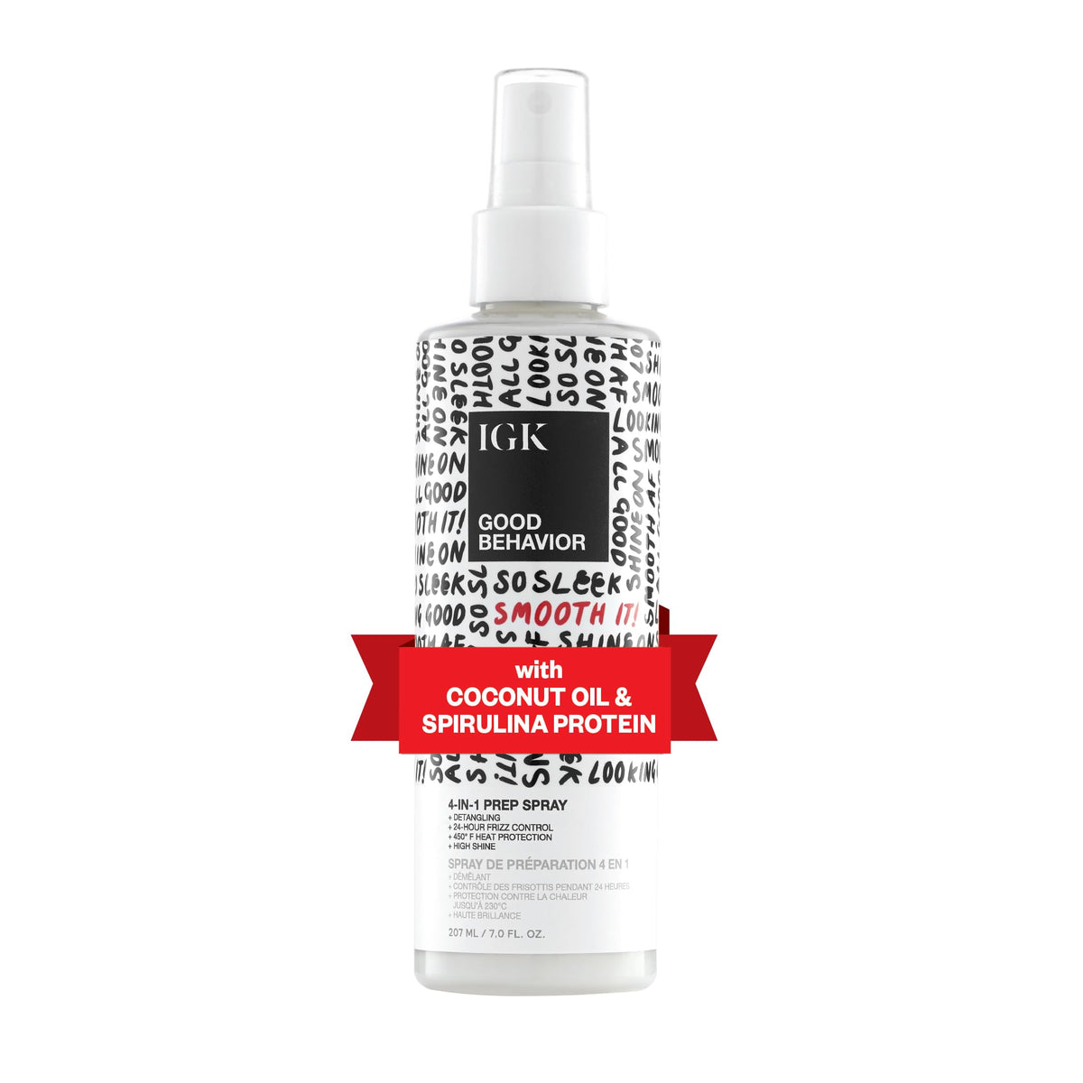 IGK Good Behavior 4-in-1 Prep Spray front view, 249g