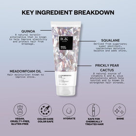 IGK Magic Storm Hair Gloss with gloves and clips displayed
