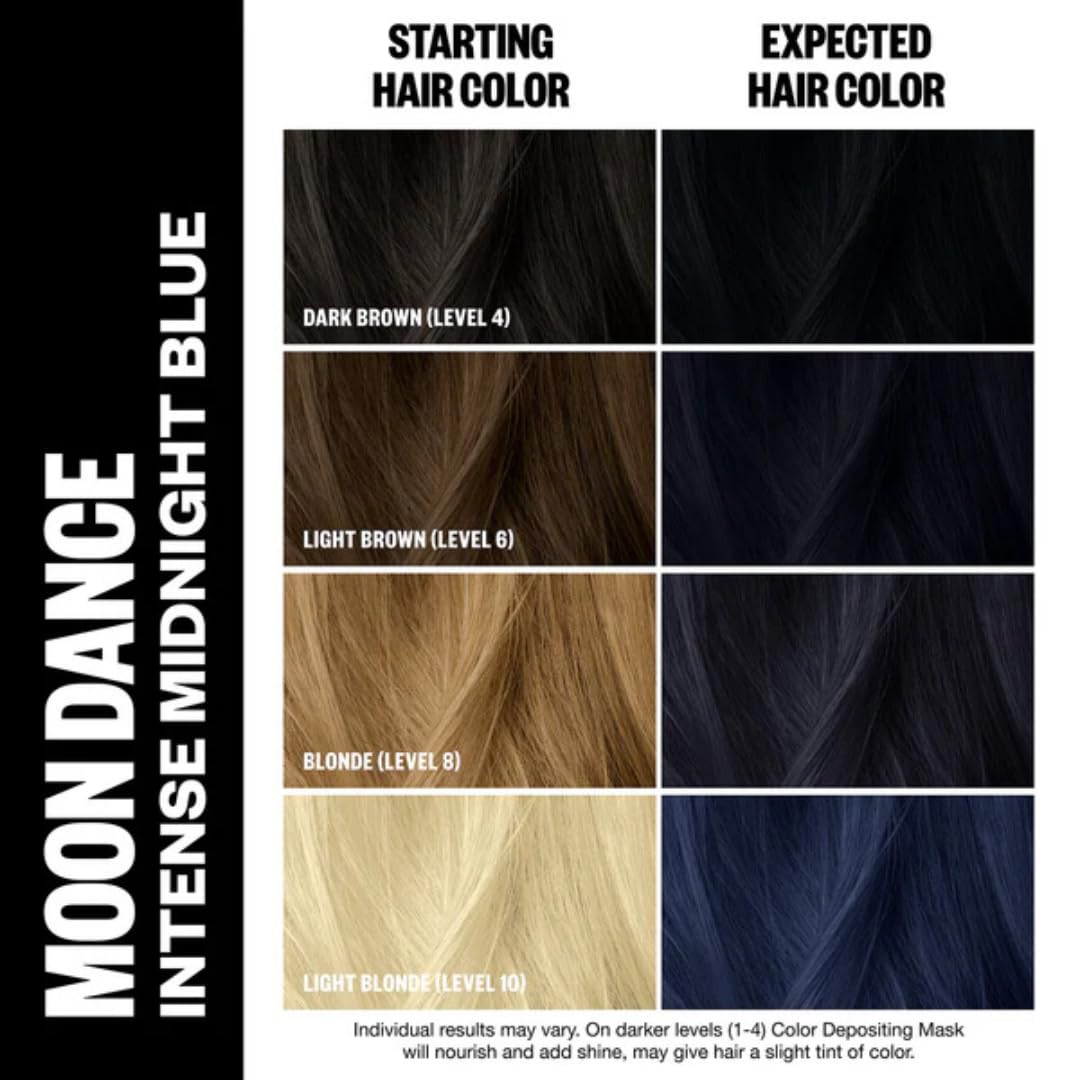 IGK Midnight Blue Hair Gloss texture close-up