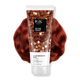 IGK On The Money Hair Gloss front view with packaging