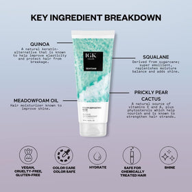 IGK Pale Teal Mask in a bathroom setting
