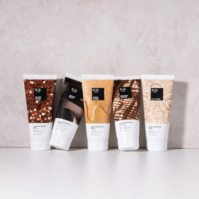 IGK Pitch Black Hair Gloss kit contents layout