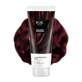 IGK Williams Burgundy Hair Gloss front view 6 Oz
