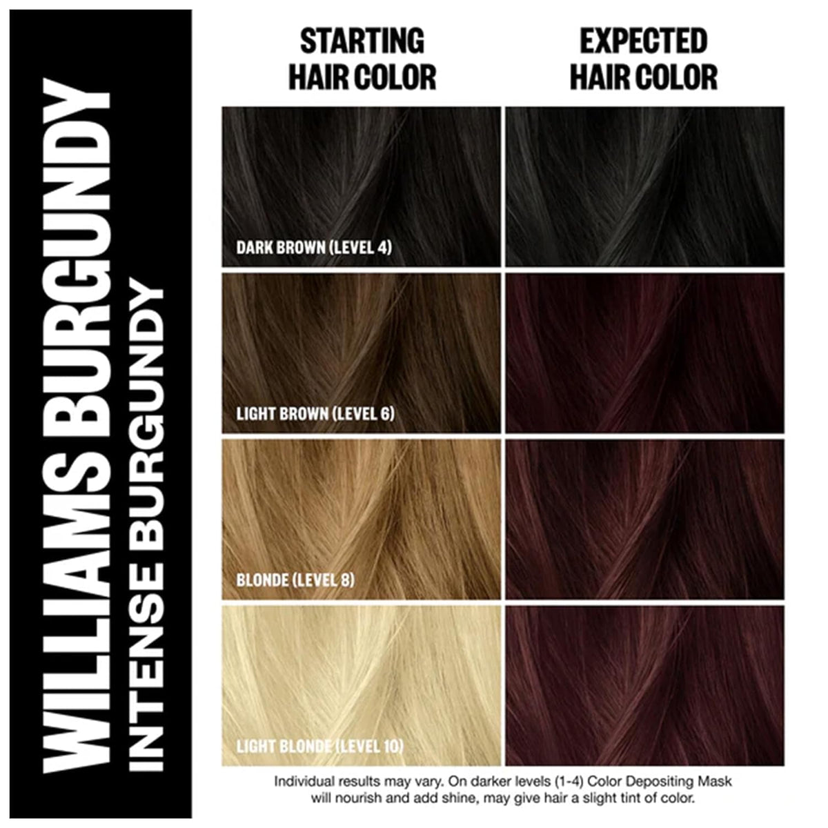 IGK Williams Burgundy Hair Gloss packaging
