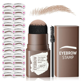 Ihrlpxkc Eyebrow Stamp Stencil Kit front view with 24 stencils