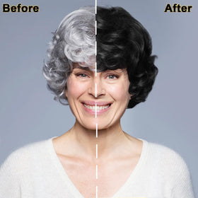 IIIMEIDU Black Hair Dye Shampoo 3 in 1 application process