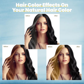 IIIMEIDU Black Hair Dye Shampoo 3 in 1 packaging details