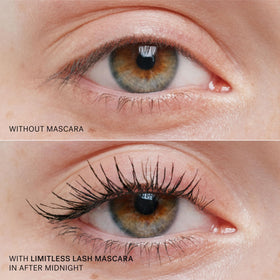 ILIA Limitless Lash Mascara After Midnight Soft Black on makeup table