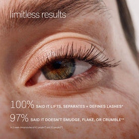 ILIA Limitless Lash Mascara After Midnight Soft Black with other makeup