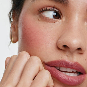ILIA Multi-Stick Cheek + Lip Color A Fine Romance swatch on skin