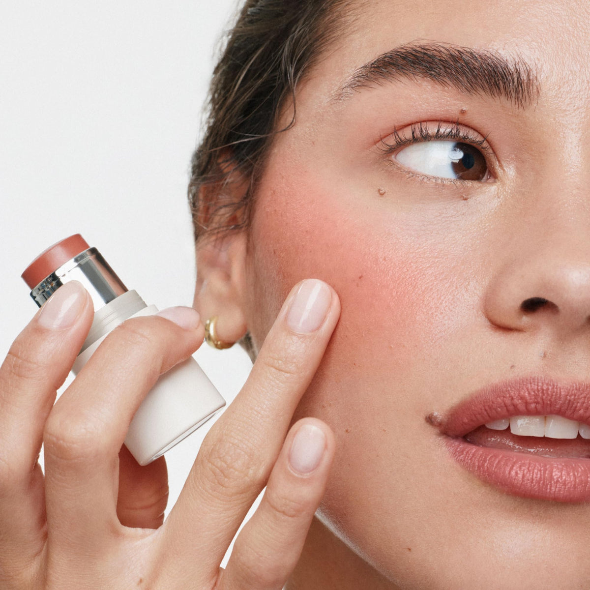 ILIA Multi-Stick Cheek + Lip Color Dreamer Terracotta swatch on skin