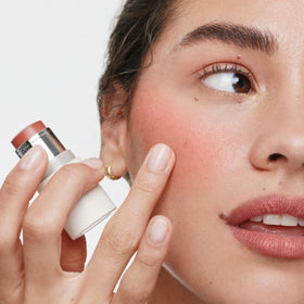 ILIA Multi-Stick Cheek + Lip Color Dreamer Terracotta swatch on skin
