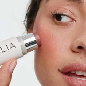ILIA Multi-Stick Cheek + Lip Color Lady Bird swatch on skin