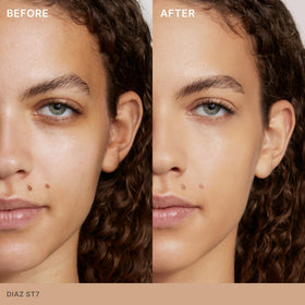 ILIA Super Serum Skin Tint SPF 40 Diaz ST7 texture swatch