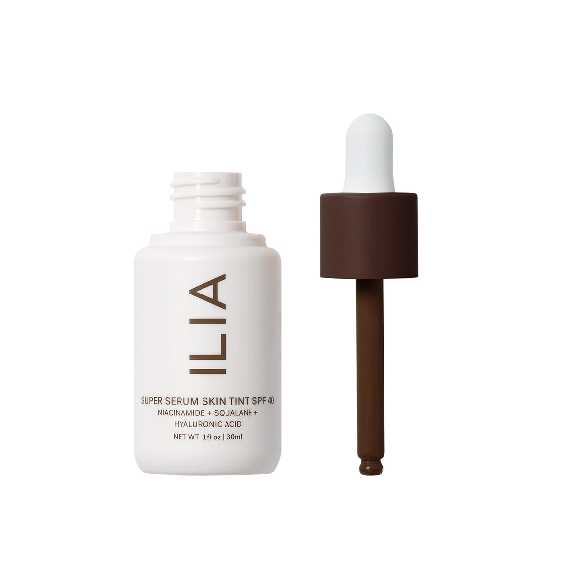 ILIA Super Serum Skin Tint SPF 40 Lovina ST19 back view
