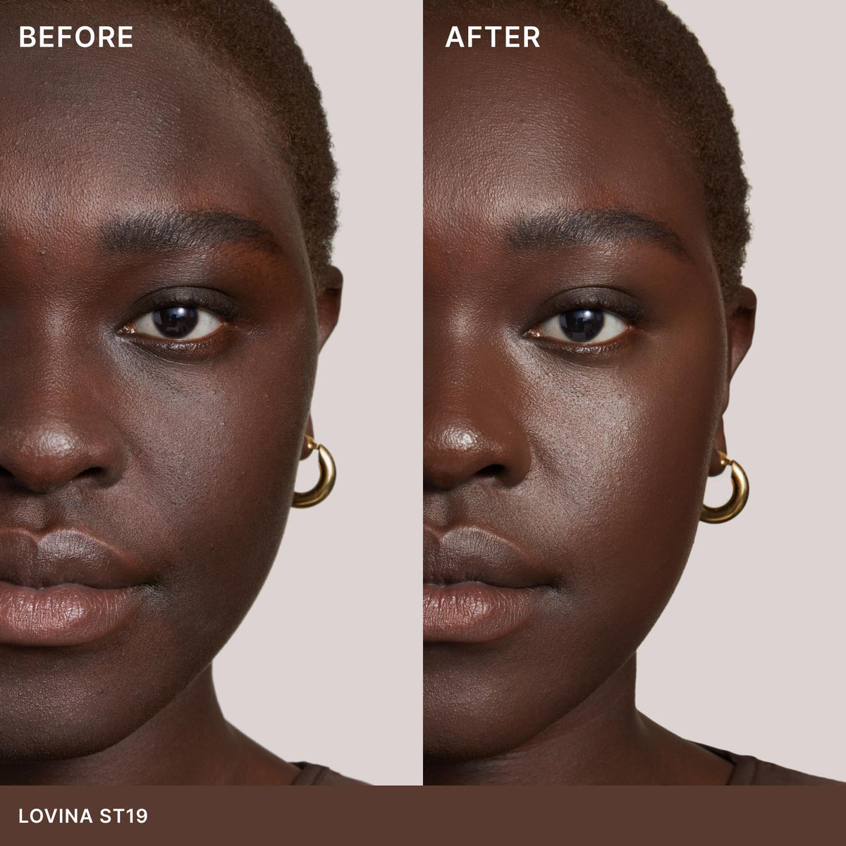 ILIA Super Serum Skin Tint SPF 40 Lovina ST19 side view