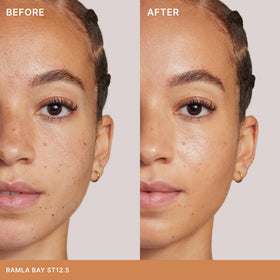 ILIA Super Serum Skin Tint SPF 40 Ramla Bay ST12.5 texture on skin