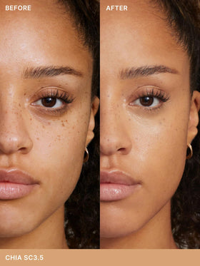 ILIA True Skin Serum Concealer Chia SC3.5 texture on skin