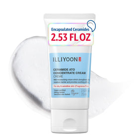 Illiyoon Ceramide Ato Concentrate Cream front view with packaging