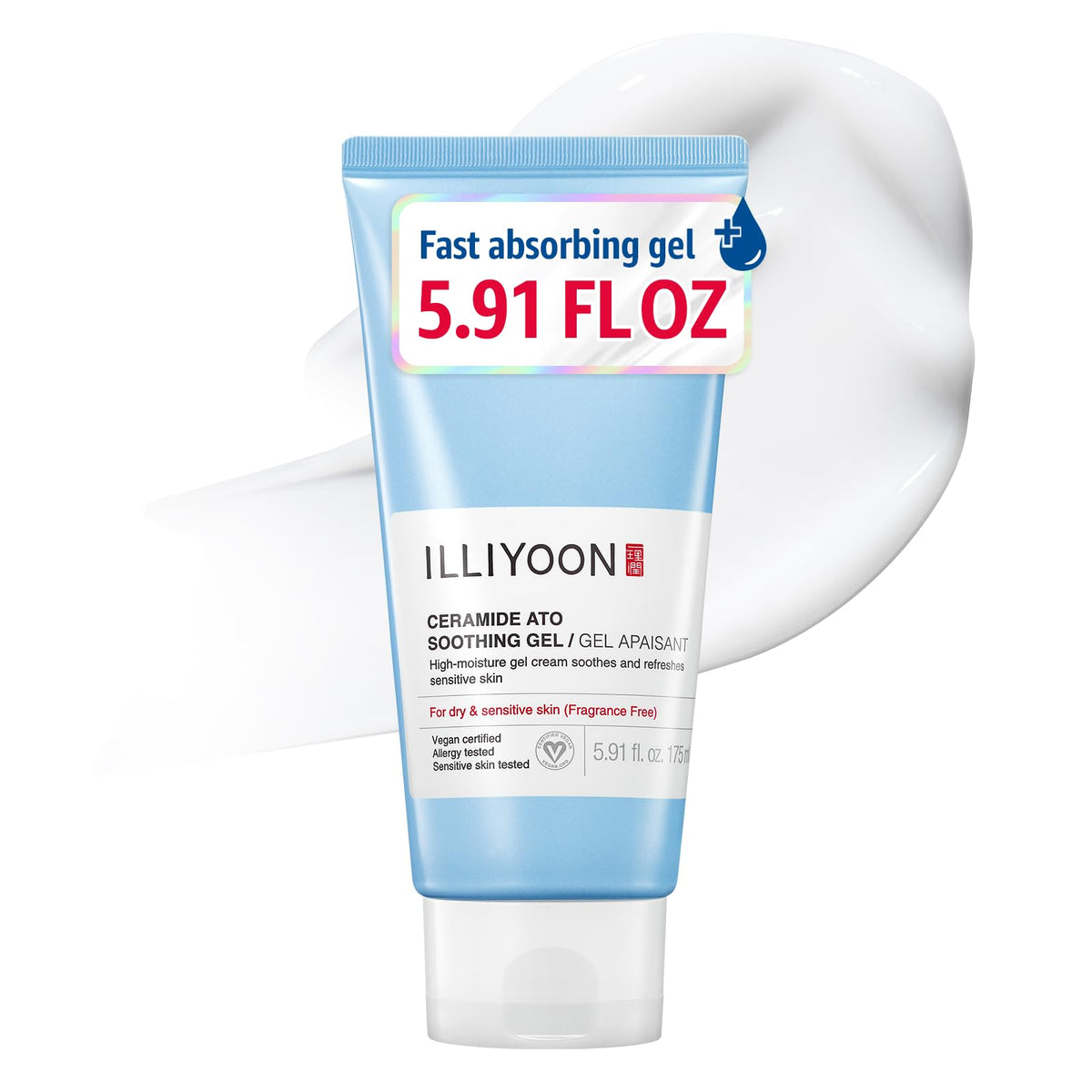 Illiyoon Ceramide Ato Soothing Gel front view 175ml