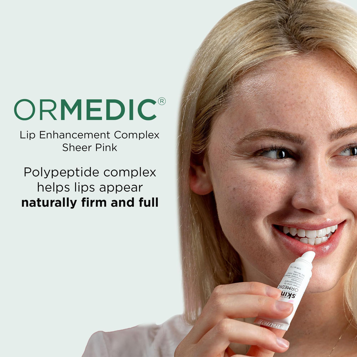 IMAGE Skincare ORMEDIC Lip Complex side view with packaging